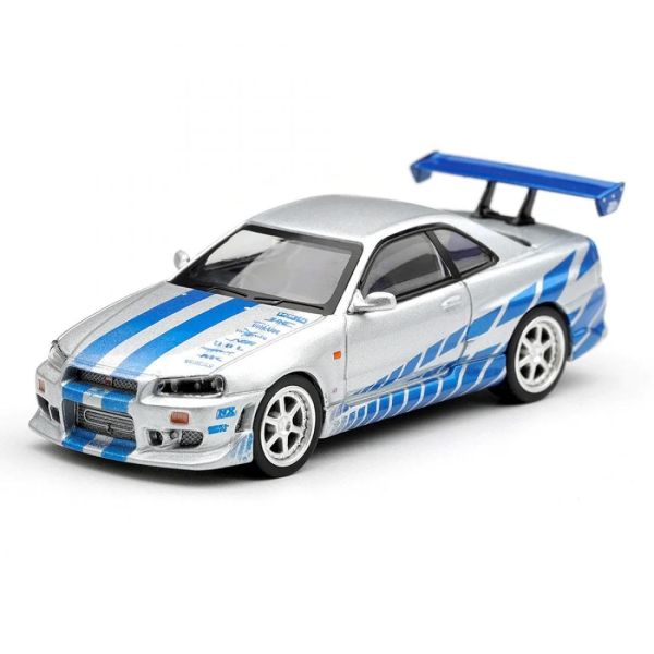 (預購) [吊卡版] MINIGT 1/64 玩命關頭 日產 Nissan Skyline GT-R C-West "2 Fast 2 Furious" Brian O"Conner RHD MGT01252-BL 20261004 [吊卡版] MINIGT 1/64 玩命關頭 日產 Nissan Skyline GT-R C-West "2 Fast 2 Furious" Brian O"Conner RHD MGT01252-BL
