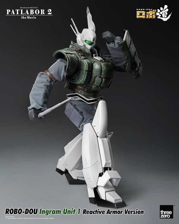 threezero 機動警察劇場版Ⅱ ROBO-DOU 英格倫1號機反應裝甲 可動完成品 threezero 機動警察劇場版Ⅱ ROBO-DOU 英格倫1號機反應裝甲 可動完成品