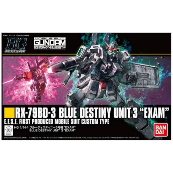 BANDAI 1/144 HGUC 209 蒼藍宿命3號機 EXAM式樣 機動戰士鋼彈 外傳THE BLUE DESTINY 組裝模型 BANDAI,1/144,HGUC,209,蒼藍,宿命,3號機,EXAM,式樣 ,機動戰士,鋼彈,外傳,THE,BLUE,DESTINY,組裝模型
