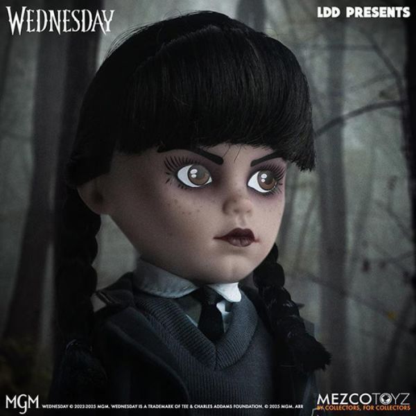 MEZCO TOYZ 活死人娃娃系列 Netflix Wednesday 星期三 奈落學院制服 可動完成品 MEZCO TOYZ 活死人娃娃系列 Netflix Wednesday 星期三 奈落學院制服 可動完成品