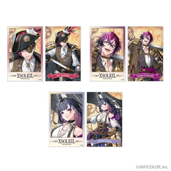 (預購) NIJISANJI EN XSOLEIL 3週年 照片風卡片2入組 分別販售 20251228 NIJISANJI EN XSOLEIL 3週年 照片風卡片2入組 分別販售