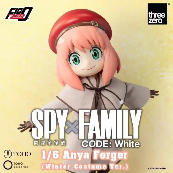 threezero 1/6 FigZero 劇場版 間諜家家酒 SPY×FAMILY 安妮亞·佛傑 冬季服裝版 可動完成品 threezero 1/6 FigZero 劇場版 間諜家家酒 SPY×FAMILY 安妮亞·佛傑 冬季服裝版 可動完成品