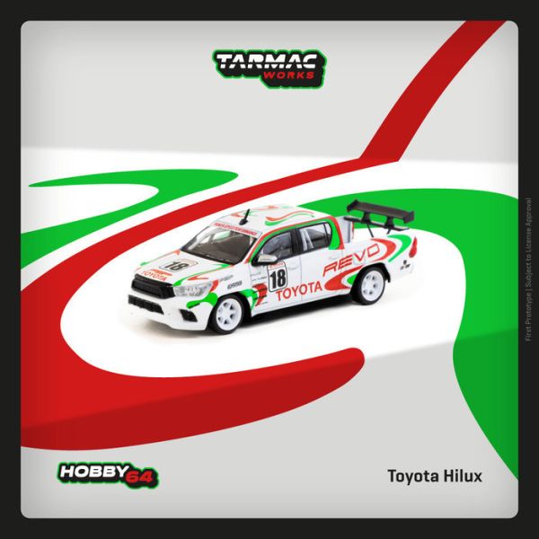 TARMAC WORKS 1/64 豐田 Toyota Hilux White T64-041-WH2 TARMAC WORKS 1/64 豐田 Toyota Hilux White T64-041-WH2