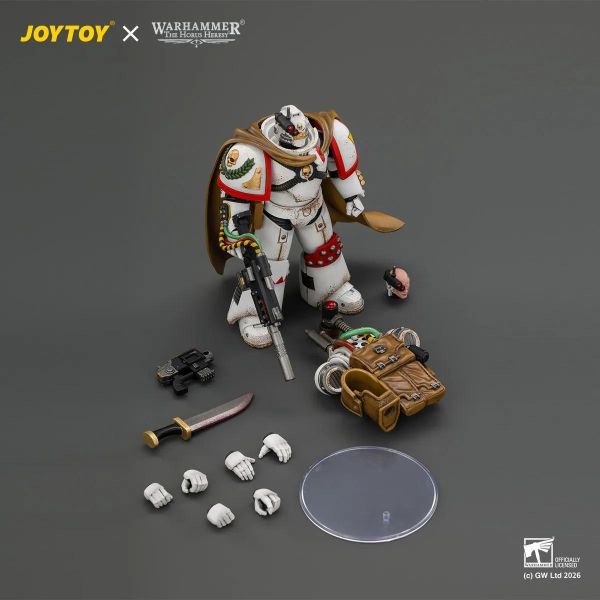 (預購) JOYTOY 1/18 戰鎚 荷魯斯之亂 白疤軍團 軍團警戒者 可動完成品 JT04926 20260813 JOYTOY 1/18 戰鎚 荷魯斯之亂 白疤軍團 軍團警戒者 可動完成品 JT04926