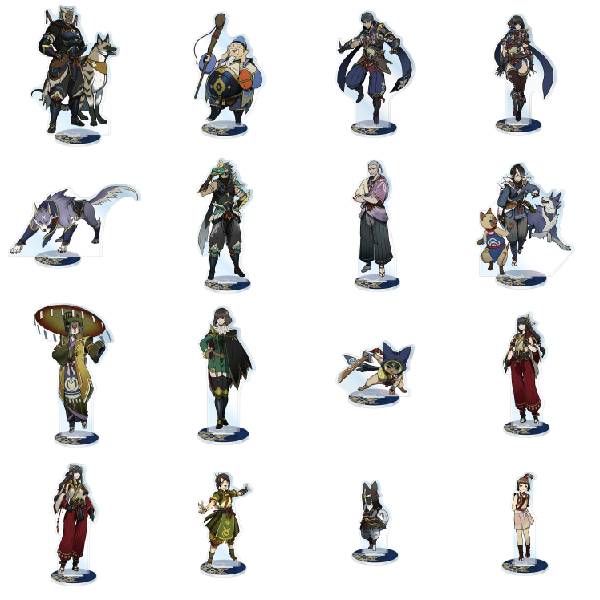 CAPCOM 魔物獵人Rise 角色壓克力 全16種 分別販售 CAPCOM,魔物獵人,Rise,角色壓克力,全16種,分別販售,
