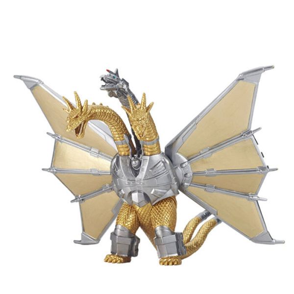 BANDAI 哥吉拉 MOVIE MONSTER系列軟膠 機械王者基多拉 BANDAI 哥吉拉 MOVIE MONSTER系列軟膠 機械王者基多拉