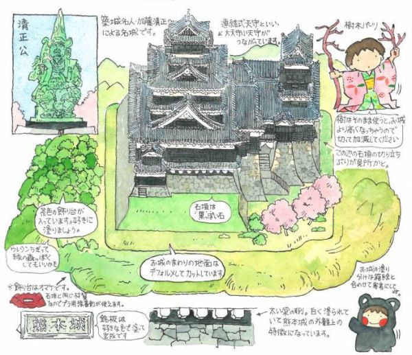 1/700 熊本城 FUJIMI 城1 富士美 組裝模型 FUJIMI,日本建物,日本城堡,熊本城,