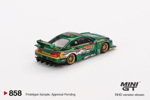 MINIGT 1/64 日產 Nissan LB-Super Silhouette S15 SILVIA LBWK 2024 Fausto Racing 甩尾賽車 RHD 右駕 MGT00858-R MINIGT 1/64 日產 Nissan LB-Super Silhouette S15 SILVIA LBWK 2024 Fausto Racing 甩尾賽車 RHD 右駕 MGT00858-R