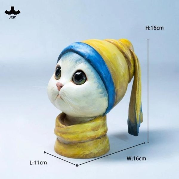 (預購) JXK 動物 戴珍珠耳環的貓 JXK330 20260319 JXK 動物 戴珍珠耳環的貓 JXK330