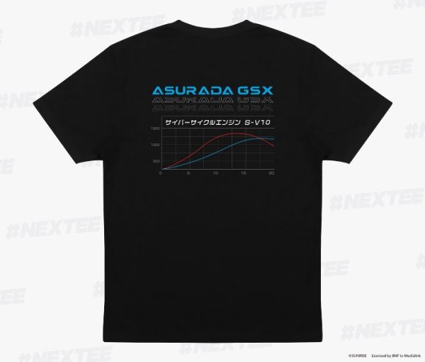 NEXTee 閃電霹靂車 CyberFormula TEAM SUGO 短袖T恤 黑色＆白色 分別販售 NEXTee 閃電霹靂車 CyberFormula TEAM SUGO 短袖T恤 黑色＆白色 分別販售