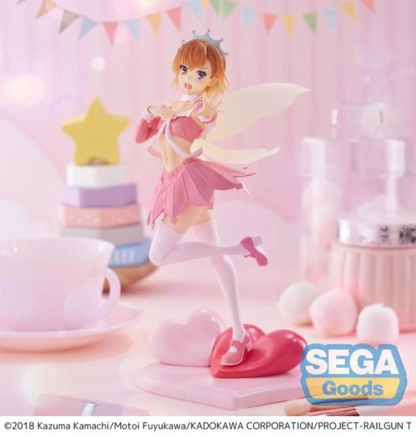 SEGA 景品 科學超電磁砲T Luminasta公仔 御坂美琴 大精靈女僕Ver. 2511 SEGA 景品 科學超電磁砲T Luminasta公仔 御坂美琴 大精靈女僕Ver.