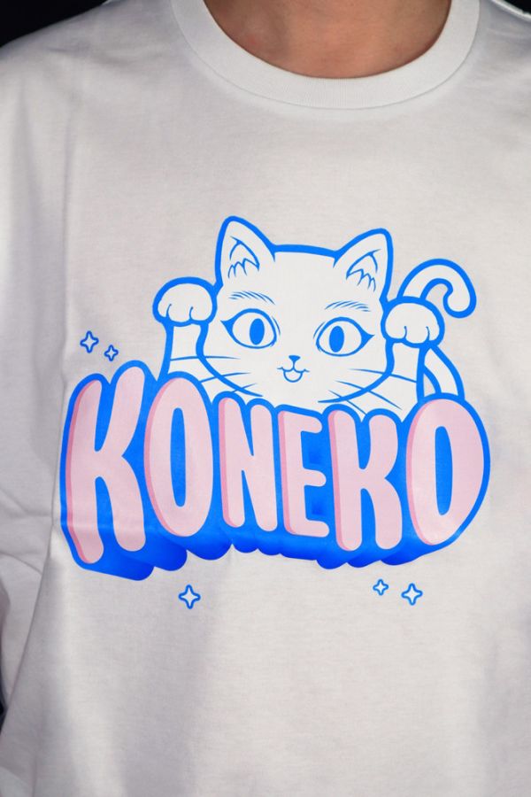 NEXTee KONEKO 閃亮登場 短袖T恤 白色 NEXTee KONEKO 閃亮登場 短袖T恤 白色