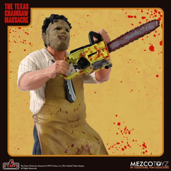 MEZCO TOYZ 5 Points 德州電鋸殺人狂 1974 皮面人 3.75吋 可動完成品 MEZCO TOYZ 5 Points 德州電鋸殺人狂 1974 皮面人 3.75吋 可動完成品