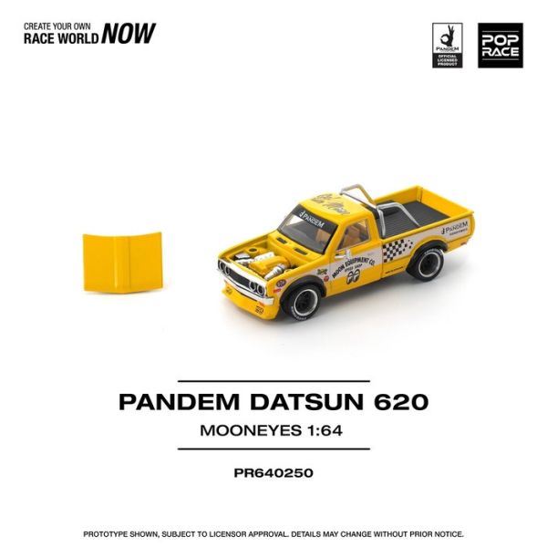 POP RACE 1/64 日產 Nissan PANDEM DATSUN 620 - MOONEYES PR640250 POP RACE 1/64 日產 Nissan PANDEM DATSUN 620 - MOONEYES PR640250