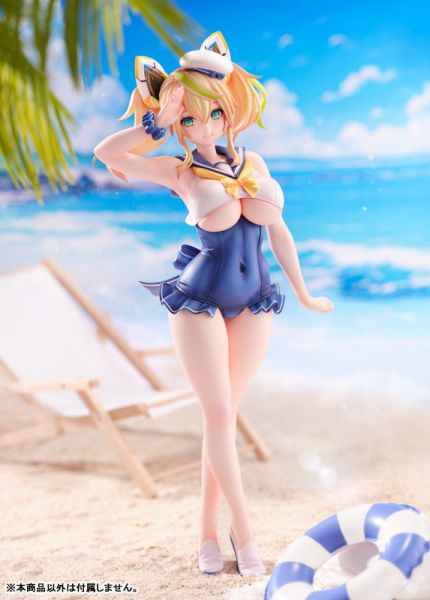 Amakuni 1/7 夢幻之星2es 涼風的潔妮 暑假 PVC完成品 Amakuni 1/7 夢幻之星2es 涼風的潔妮 暑假 PVC完成品