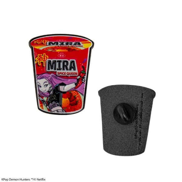 KPOP 獵魔女團 Demon Hunters HUNTR/X 女團 金屬徽章 Mira Spice Queen Noodles KPOP 獵魔女團 Demon Hunters HUNTR/X 女團 金屬徽章 Mira Spice Queen Noodles
