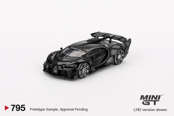 MINIGT 1/64 布加提 Bugatti Vision Gran Turismo 幻象GT 黑色 MGT00795-L MINIGT 1/64 布加提 Bugatti Vision Gran Turismo 幻象GT 黑色 MGT00795-L