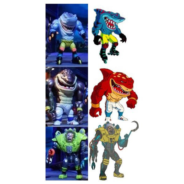 Mattel Toys 鯊魚俠 Street Sharks 30周年 飛俠智多星&肥俠大力丸&雙面博士 3入套組 Mattel Toys 鯊魚俠 Street Sharks 30周年 飛俠智多星&肥俠大力丸&雙面博士 3入套組