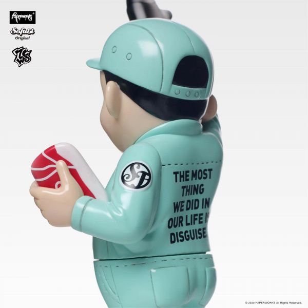 ZCWO x PAPERWORKS Supermarket Staff 超市職員 Ben  靜態完成品 27公分 ZCWO x PAPERWORKS,Supermarket Staff,超市職員, Ben,靜態完成品,27公分,
