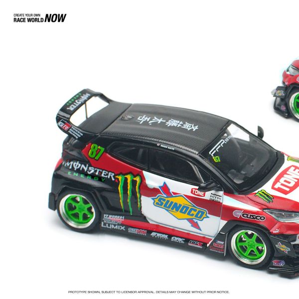 POP RACE 1/64 豐田 TOYOTA PANDEM GR YARIS DAIGO SAITO 齋藤太吾 暴力鴨 POP RACE 1/64 豐田 TOYOTA PANDEM GR YARIS DAIGO SAITO 齋藤太吾 暴力鴨