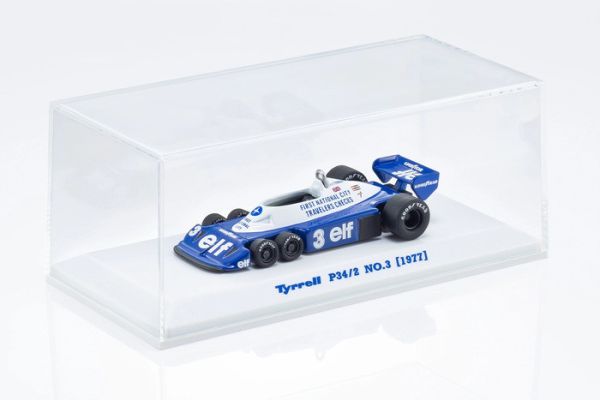 KYOSHO 京商 1/64 泰瑞爾 Tyrrell P34/2 六輪F1賽車 NO.3 1977 [No.K07038B5] KYOSHO 京商 1/64 泰瑞爾 Tyrrell P34/2 六輪F1賽車 NO.3 1977 [No.K07038B5]
