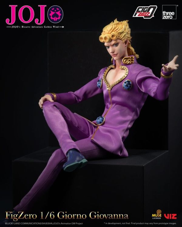 Threezero FigZero 1/6 JoJo的奇妙冒險 黃金之風 喬魯諾‧喬巴拿 29.3cm 3Z06576M0 可動完成品 Threezero FigZero 1/6 JoJo的奇妙冒險 黃金之風 喬魯諾‧喬巴拿 29.3cm 3Z06576M0 可動完成品