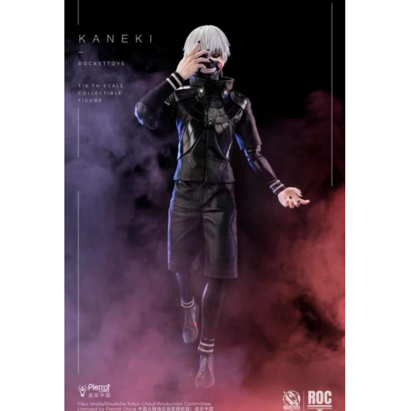 (預購) ROCKETTOYS 正版授權 1/6 東京喰種 金木研 KANEKI 戰鬥服Ver 可動完成品 20260716 ROCKETTOYS 正版授權 1/6 東京喰種 金木研 KANEKI 戰鬥服Ver 可動完成品