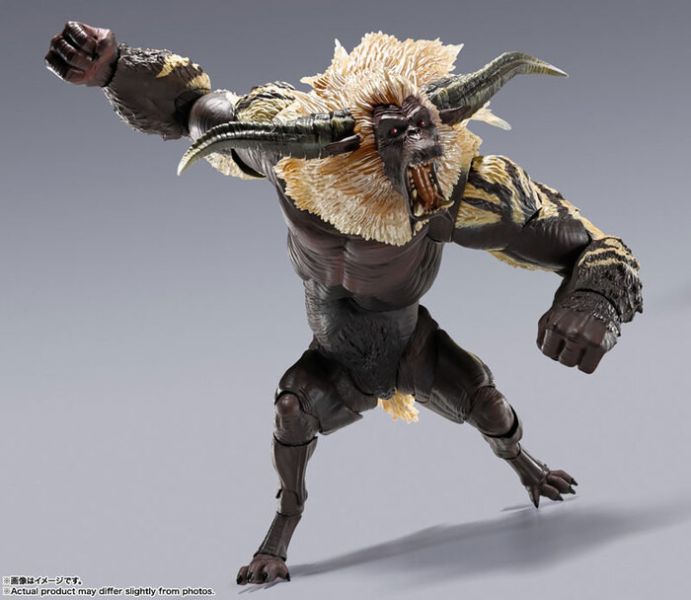 BANDAI S.H.MonsterArts SHM 魔物獵人 激昂金獅子 拉詹 可動完成品 BANDAI S.H.MonsterArts SHM 魔物獵人 激昂金獅子 拉詹 可動完成品