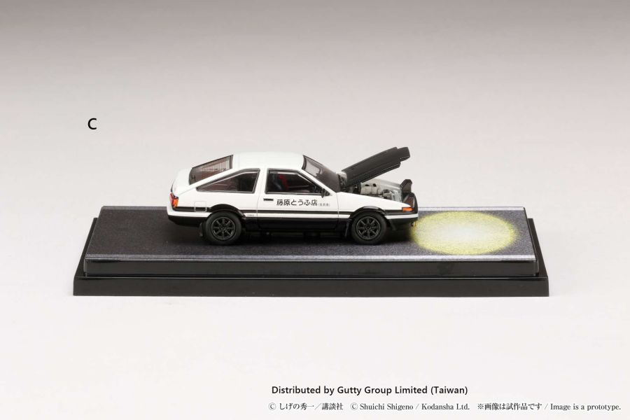 Hobby JAPAN 1/64 豐田 Toyota SPRINTER TRUENO GT APEX (AE86) / 頭文字D場景系列 藤原拓海 VS 舘智幸 栃木縣山道戰 HJ641052DD Hobby JAPAN 1/64 豐田 Toyota SPRINTER TRUENO GT APEX (AE86) / 頭文字D場景系列 藤原拓海 VS 舘智幸 栃木縣山道戰 HJ641052DD
