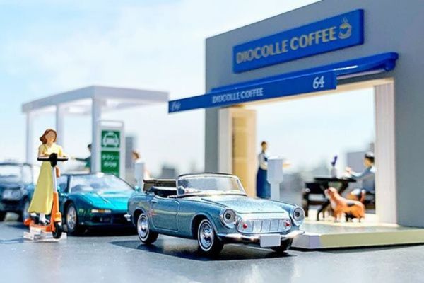 (預購) TOMYTEC 1/64 Diocolle 64 #Car Snap 21a Café Terrace (預購) TOMYTEC 1/64 Diocolle 64 #Car Snap 21a Café Terrace
