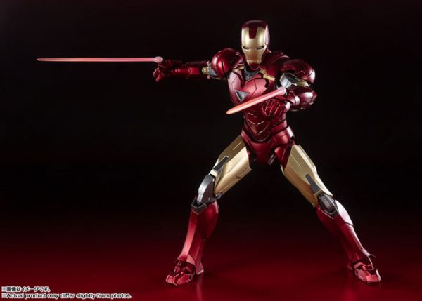 BANDAI S.H.Figuarts SHF 鋼鐵人 馬克6 THE INFINITY SAGA 可動完成品 BANDAI S.H.Figuarts SHF 鋼鐵人 馬克6 THE INFINITY SAGA 可動完成品