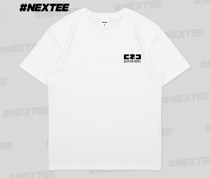 NEXTee KONEKO 龜甲小喵 短袖T恤 白色＆黑色 NEXTee KONEKO 龜甲小喵 短袖T恤 白色＆黑色