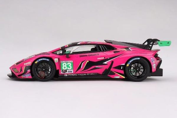 TOP SPEED 1/18 藍寶堅尼 Lamborghini Huracán GT3 EVO2 #83 Iron Dames  2023 IMSA  Daytona 24 Hrs TOP SPEED 1/18 藍寶堅尼 Lamborghini Huracán GT3 EVO2 #83 Iron Dames  2023 IMSA  Daytona 24 Hrs