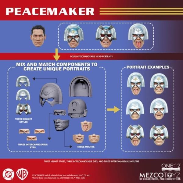 (預購) MEZCO 1/12 One:12 Collective 和平使者 可動完成品 MEZ76562 20260910 MEZCO 1/12 One:12 Collective 和平使者 可動完成品 MEZ76562