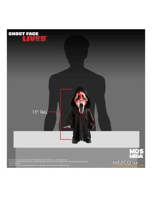 (預購) Mezco Toyz MDS Mega Scale 超大隻 驚聲尖叫 血腥鬼臉 15吋 可動完成品 20260319 Mezco Toyz MDS Mega Scale 超大隻 驚聲尖叫 血腥鬼臉 15吋 可動完成品