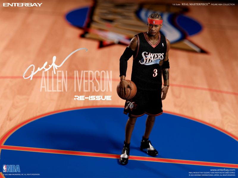 絕版斷貨中 ENTERBAY 1/6 NBA系列 Allen Iverson 艾倫·艾佛森 費城76人隊 限量復刻版 永遠的戰神 可動完成品 ENTERBAY 1/6 NBA系列 Allen Iverson 艾倫·艾佛森 費城76人隊 限量復刻版 可動完成品