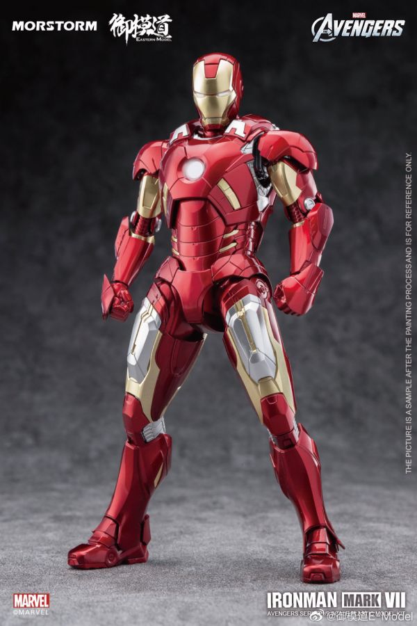 E-Model 御模道 1/9 漫威 MARVEL 鋼鐵人 Mk7 豪華噴塗版 組裝模型  E-Model 御模道 1/9 漫威 MARVEL 鋼鐵人 Mk5 豪華噴塗版 組裝模型 