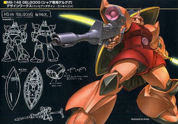 BANDAI 1/144 HGUC 070 夏亞專用蓋古克 機動戰士鋼彈 一年戰爭 組裝模型 BANDAI,1/144,HGUC,070,夏亞,專用,蓋古克,機動戰士鋼彈,一年戰爭,組裝模型,