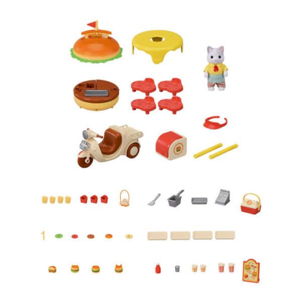 EPOCH Sylvanian Families 森林家族 樂園漢堡攤 EPOCH Sylvanian Families 森林家族 樂園漢堡攤