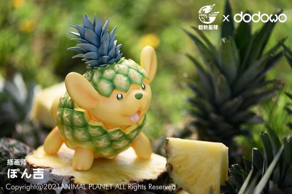 動物星球 野菜妖精 鳳梨犬 菠蘿犬 靜態完成品 動物星球,野菜妖精,鳳梨犬,菠蘿犬,靜態完成品,