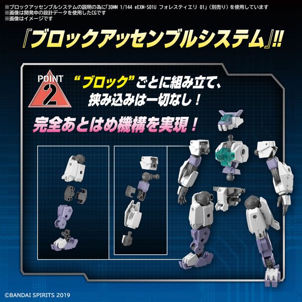 BANDAI 1/144 30mm 047 eEXM-S02M 弗雷斯蒂耶里02 組裝模型 BANDAI,1/144,30mm,047,eEXM-S02M,弗雷斯蒂耶里 ,組裝模型,