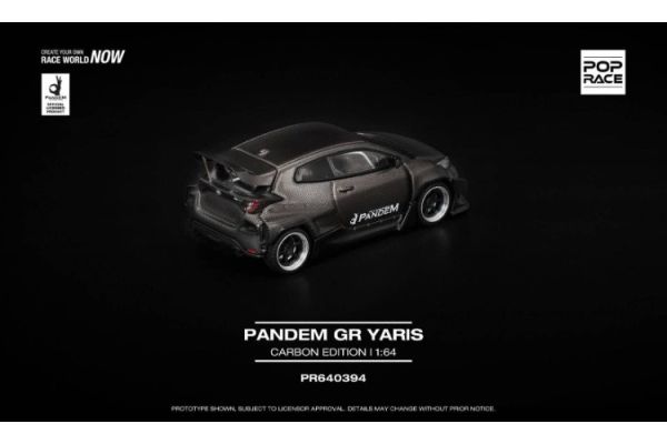 (預購) POP RACE 1/64 PANDEM GR YARISCARBON EDITION 碳纖維式樣 PR640394 20251028 POP RACE 1/64 PANDEM GR YARISCARBON EDITION 碳纖維式樣 PR640394