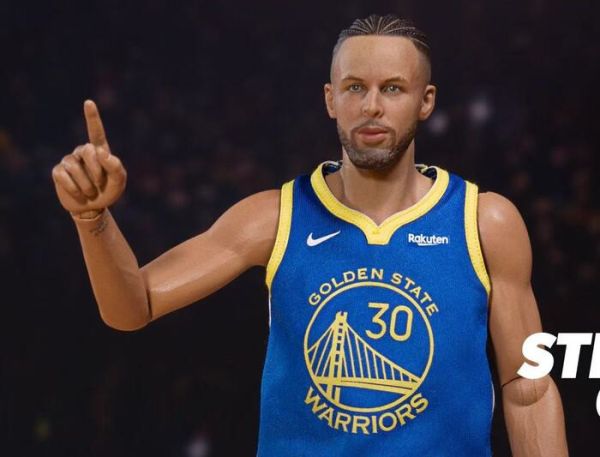 爆米花限定版 ENTERBAY 1/6 NBA系列 勇士隊 Stephen Curry 史蒂芬·柯瑞 爆米花總冠軍 紀念版 可動完成品 ENTERBAY 1/6 NBA系列 勇士隊 Stephen Curry 史蒂芬·柯瑞 可動完成品