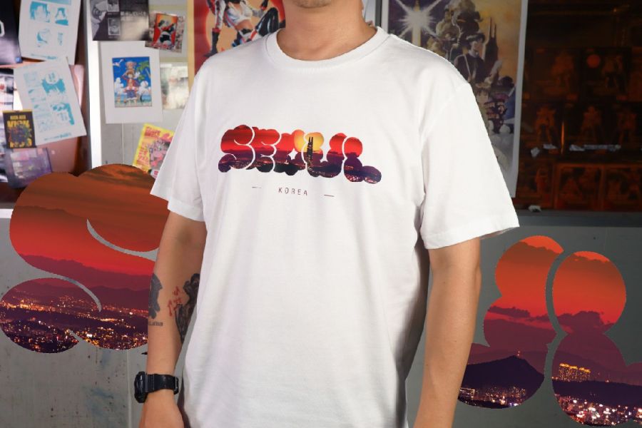 NEXTee NEXT系列 SEOUL 短袖T恤 白色＆黑色 NEXTee NEXT系列 SEOUL 短袖T恤 白色＆黑色