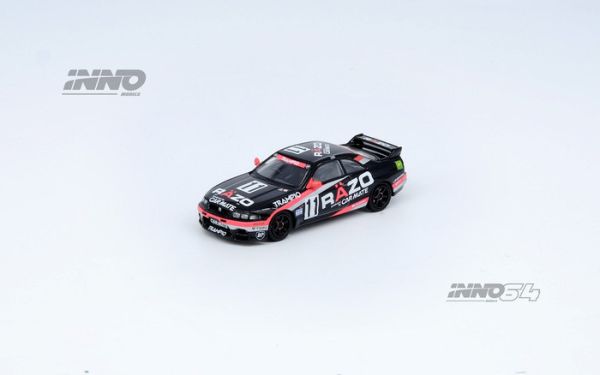 INNO64 1/64 日產 NISSAN SKYLINE GT-R R33 #11 "RAZO TRAMPIO" N1 Super Endurance Series SENDAN HIGHLAND 1995 Winner IN64-R33R-RAZO INNO64 1/64 日產 NISSAN SKYLINE GT-R R33 #11 "RAZO TRAMPIO" N1 Super Endurance Series SENDAN HIGHLAND 1995 Winner IN64-R33R-RAZO