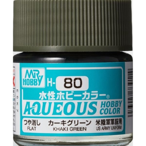 GSI 郡氏 水性漆 H-080 卡其綠色 GSI,郡氏,水性漆,H-080,卡其綠色