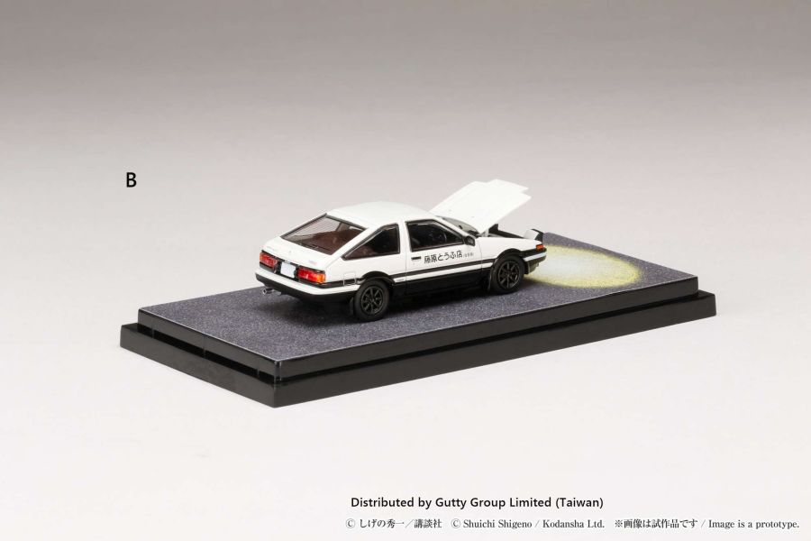 Hobby JAPAN 1/64 豐田 Toyota SPRINTER TRUENO GT APEX (AE86) / 頭文字D場景系列 藤原拓海 VS 秋山渉 正丸山道戰 HJ641052DC Hobby JAPAN 1/64 豐田 Toyota SPRINTER TRUENO GT APEX (AE86) / 頭文字D場景系列 藤原拓海 VS 秋山渉 正丸山道戰 HJ641052DC