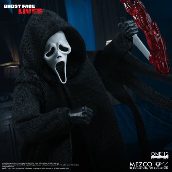 MEZCO TOYZ One:12 Collective 驚聲尖叫 鬼臉 Ghost Face 可動完成品 MEZCO TOYZ One:12 Collective 驚聲尖叫 鬼臉 Ghost Face 可動完成品
