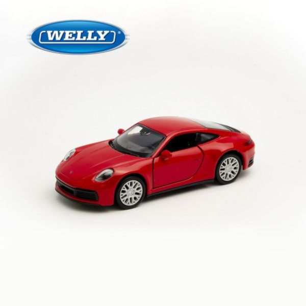 (預購) WELLY 4.75吋 保時捷 Porsche 911 Carrera 4S 經典跑車模型 43781CW(紅色) 20260915 WELLY 4.75吋 保時捷 Porsche 911 Carrera 4S 經典跑車模型 43781CW(紅色)