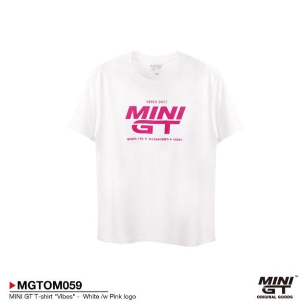 (預購) MINIGT T-shirt Vibes 白底粉標 女款 白色 XXS 20260326 MINIGT T-shirt Vibes 白底粉標 女款 白色 XXS